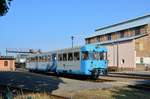 301 011-7 alias Wipperliese steht in Klostermansfeld bereit und wird in Kürze zum Bahnsteig rangieren.