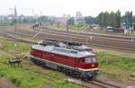 132 068-8 (LEG) zu sehen am 07.06.19 in Gera Hbf.