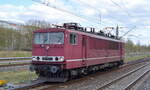 LEG mit  250 137-7  (NVR:  91 80 6155 137-3 D-LEG ) am 11.04.22 Durchfahrt Bf. Berlin Hohenschönhausen.