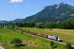 Der nachmittägliche Lokomotion Schrottzug DGS 44129 von München Nord Rbf nach Brescia Scalo wurde am 01. Juli 2016 von 185 663 befördert. Aufgenommen wurde die Leistung bei Kirnstein im Inntal.