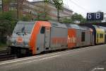 246 010-3 stand mit den metronom nach cuxhafen im bhf hh-harburg am 26.04.14