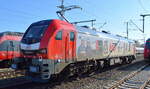 Mitteldeutsche Eisenbahn GmbH, Schkopau [D] mit  159 235-1  [NVR-Nummer: 90 80 2159 235-1 D-RCM] am 28.02.22 Durchfahrt Bf. Golm (Potsdam). 
