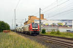 159 239 der MEG führte am 14.06.24 einen Zementzug durch Landsberg Richtung Bitterfeld. 