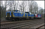 Am 3.2.2007 kam dieser Lokzug durch den Bahnhof Natrup Hagen und fuhr in Richtung Münster in Westfalen.