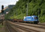 1116.911 der Mittelweserbahn fhrt mit dem SGAG 95015 in den Bahnhof Leoben um dort zu strzen. 16.06.2008