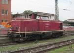 V100 1041 der NeSA steht am 27. August 2013 im Wrzburger Hbf.