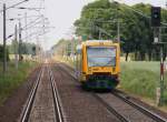 8.6.2013 Stettiner Bahn, ODEG Richtung Eberswalde kurz vor B Rdnitzer Chausse hat Ks-Signal 94 01 passiert.