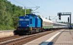 204 005 und 204 033 erreichten mit einem Sonderzug am 04.06.11 Dresden-Klotzsche.