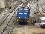 Am 24.04.2012 rangierte PRESS 346 001 in Chemnitz HBF