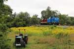 204 044-6 und 204 237-2 hier zu sehen am 17.08.15 in Orlamünde.