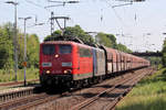 RBH 275 (151 147-6) mit RBH 265 (151 024-7) durchfahren Bonn-Beuel 17.5.2017 