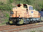 RBH 578, Diesellokomotive des Herstellers Krauss-Maffei vom Typ M700C am 25. Oktober 2019 gesehen im Eisenbahnmuseum Bochum-Dahlhausen.