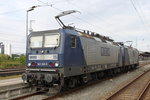 143 068-5+143 217-8 als 63246(Rostock-Wismar)kurz vor der Ausfahrt im Rostocker Hbf.03.09.2016 