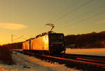 143 226-9 RBH 128 und 143 573-4 RBH 116 bei Oberlangenstadt am 19.01.2017.