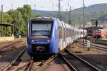 Vlexx 622 413 mit 622 923 und 622 941 fahren zur Abstellung in Koblenz Hbf. 4.7.2017