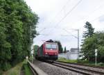 SBB Cargo 482 015-5 in Richtung Aachen am 14.7.2015 auf der KBS 485, bei Frelenberg Km 25.4. 