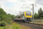 SNCB 08521 auf dem groen Test-ring in Wegberg-Wildenrath am 1.7.2012 