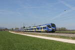 430 006 auf dem Weg nach München. Aufgenommen am 14. April 2022 bei Übersee am Chiemsee.