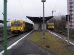 Grund ist mir nicht bekannt aber VT2E nach BaD Soden auf Gleis12 in Frankfurt Hchst.