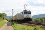 TX Logistik 185 539-4 mit einem KLV-Zug auf der Filstalbahn zwischen Kuchen und Gingen(Fils) am 14. September 2019