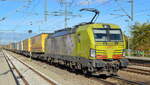 TX Logistik AG, Troisdorf [D] mit  193 550  [NVR-Nummer: 91 80 6193 550-1 D-ATLU] und KLV-Zug am 03.11.21 Durchfahrt Bf. Golm (Potsdam).