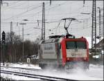 Sir Reiner 185-CL 003  Dieser Zug braucht Sie!  ist in Richtung Duisburg unterwegs. (05.01.2009)