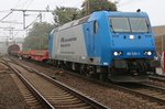 VPS 185 530-3 mit Stahlzug in Fahrtrichtung Seelze.