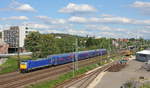 146 521 mit IRE 6 Stuttgart-Tübingen am 11.07.2020 in Oberesslingen.