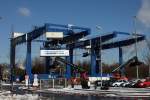 Die vierte Ausbaustufe des ContainerTerminal Herne (Tochter der Wanne-Herner Eisenbahn)war bereits im letzten Jahr beendet und die Neuerungen auch seitdem schon in Betrieb, aber eingeweiht wurden die