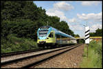 Westfalenbahn ET 012 ist hier in Osnabrück - Hellern als RB 66 am 31.5.2017 um 16.52 Uhr nach Münster unterwegs.