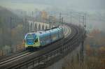 ET 013 der WFB als RB 72 nach Herford, am 31.10.2009 in Altenbeken