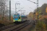 ET 008 der WFB als RB 72 nach Herford, kurz vor Altenbeken.