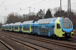 WFB ET 610 BR 0445.1 Stadler KISS abgestellt in Minden(Westf.) 2.1.2016