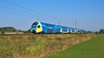 Alpha Trains Europa 445 012, vermietet an Westfalenbahn (ET 612), als RE 60 (75780)  Ems-Leine-Express  Braunschweig Hbf - Rheine (bei Melle, 15.09.16).