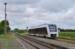 1648 424 erreicht aus Wolfsburg kommend den Bahnhof Rätzlingen.