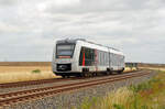 1648 435 von abellio rollt am 08.07.22 als RB nach Aschersleben vorbei an Edderitz.