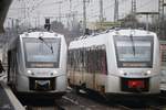 zwei Abellios als S7 in Solingen Hbf, am 18.03.2017.