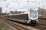 abellio ET 25 2301 als RE19 in Düsseldorf Rath, am 19.03.2017.