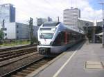 Der neue Stadler FLIRT von Abellio ist am 30.07.2007 von einer seiner Ersten Planfahrten als RB 40 aus Hagen in Esssen angekommen.