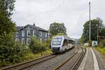 VT 12 1102 A der Abellio Rail NRW als S7 in Solingen-Schaberg (28.08.2021)