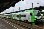 Im Bild der Elektrotriebzug 3429 008 bei der Abfahrt vom Hauptbahnhof.