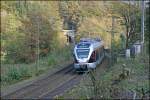 ET23006 und ET23009 fahren whrend einer Schulungsfahrt bei Plettenberg Richtung Siegen.