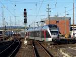 Der RE16 mit zwei Abbelio FLIRT´s bei der Ausfahrt von Hagen Hbf.