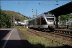 ET22008 fhrt als ABR99737, (RB91  Ruhr-Sieg-Bahn ) in Letmathe ein.