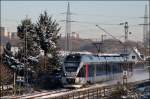 Der ET23008  Finnentrop  ist eilt als ABR33816 (RB40  Ruhr-Lenne-Bahn  am Harkortsee vorbei. (06.01.2009)
