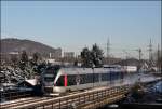 Der ET23008  Finnentrop  ist eilt als ABR33816 (RB40  Ruhr-Lenne-Bahn  am Harkortsee vorbei. (06.01.2009)
