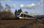 ET22005 und ET23002 sind als ABR99683 (RB91  Ruhr-Sieg-Bahn ) nach Hagen Hbf unterwges.