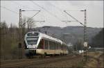 ET22008 und ein ET23 sind als ABR (RB91  Ruhr-SIEG-Bahn  Siegen/Iserlohn - Hagen Hbf) bei Hohenlimburg unterwegs.