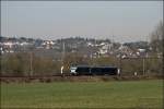 Ein ET23 ist zwischen Witten und Wetter(Ruhr) als ABR33809 (RB40  Ruhr-LENNE-Bahn ) nach Hagen Hbf unterwegs.