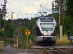 Hier der ET22006-B der Abellio als RB91 bei der Ausfahrt von Welschen-Ennest in Richtung Hagen Hbf.